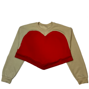 Heart Sweater Cropped