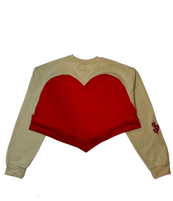 Heart Sweater Cropped - Image 2