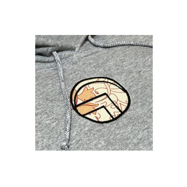 Cropped Applique hoodie - Image 4